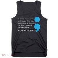 Semicolon Suicide Prevention Awareness Tank Top thumb 0