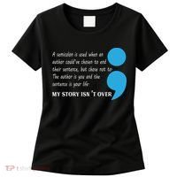 Semicolon Suicide Prevention Awareness Women's T-Shirt thumb 0