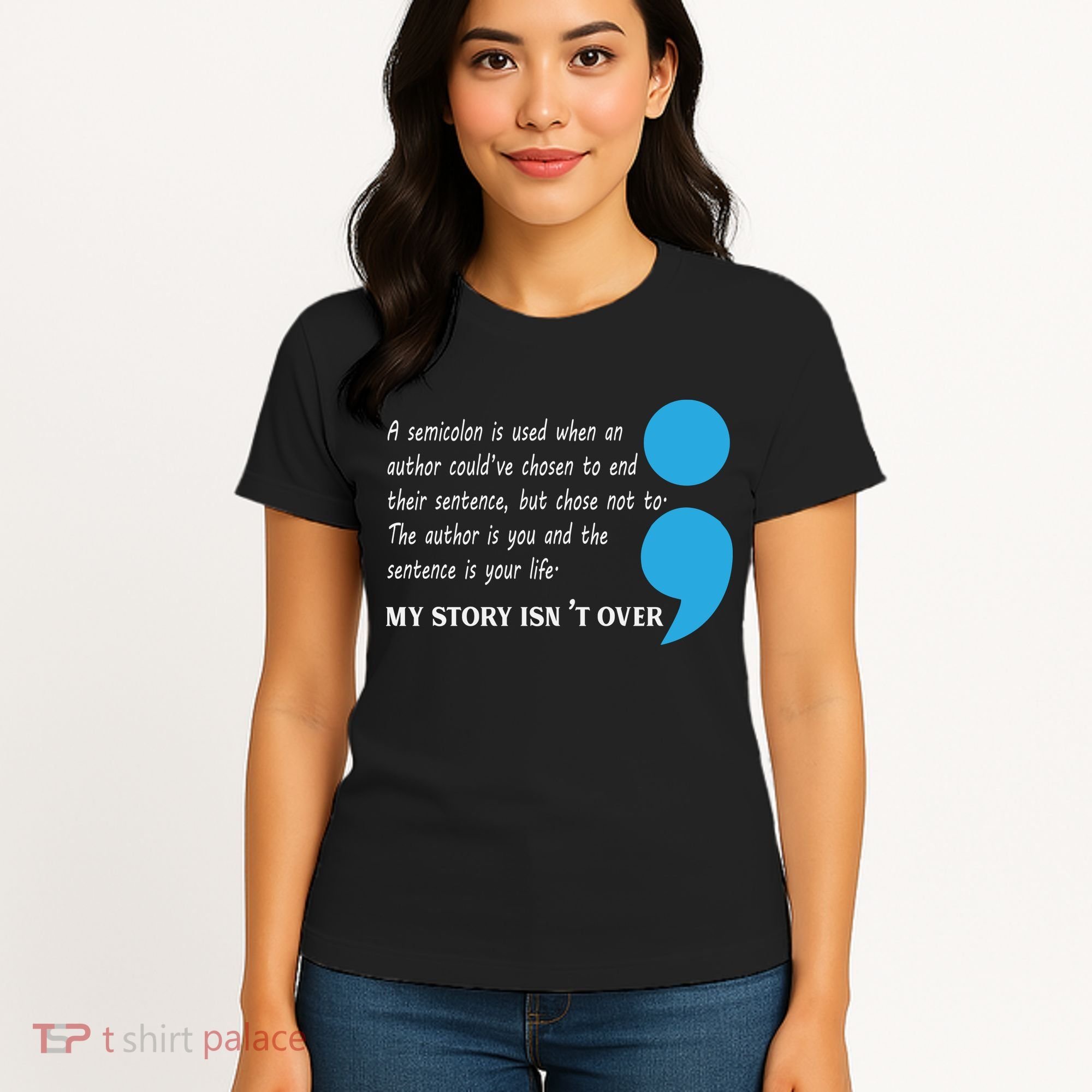 Semicolon Suicide Prevention Awareness Women's T-Shirt