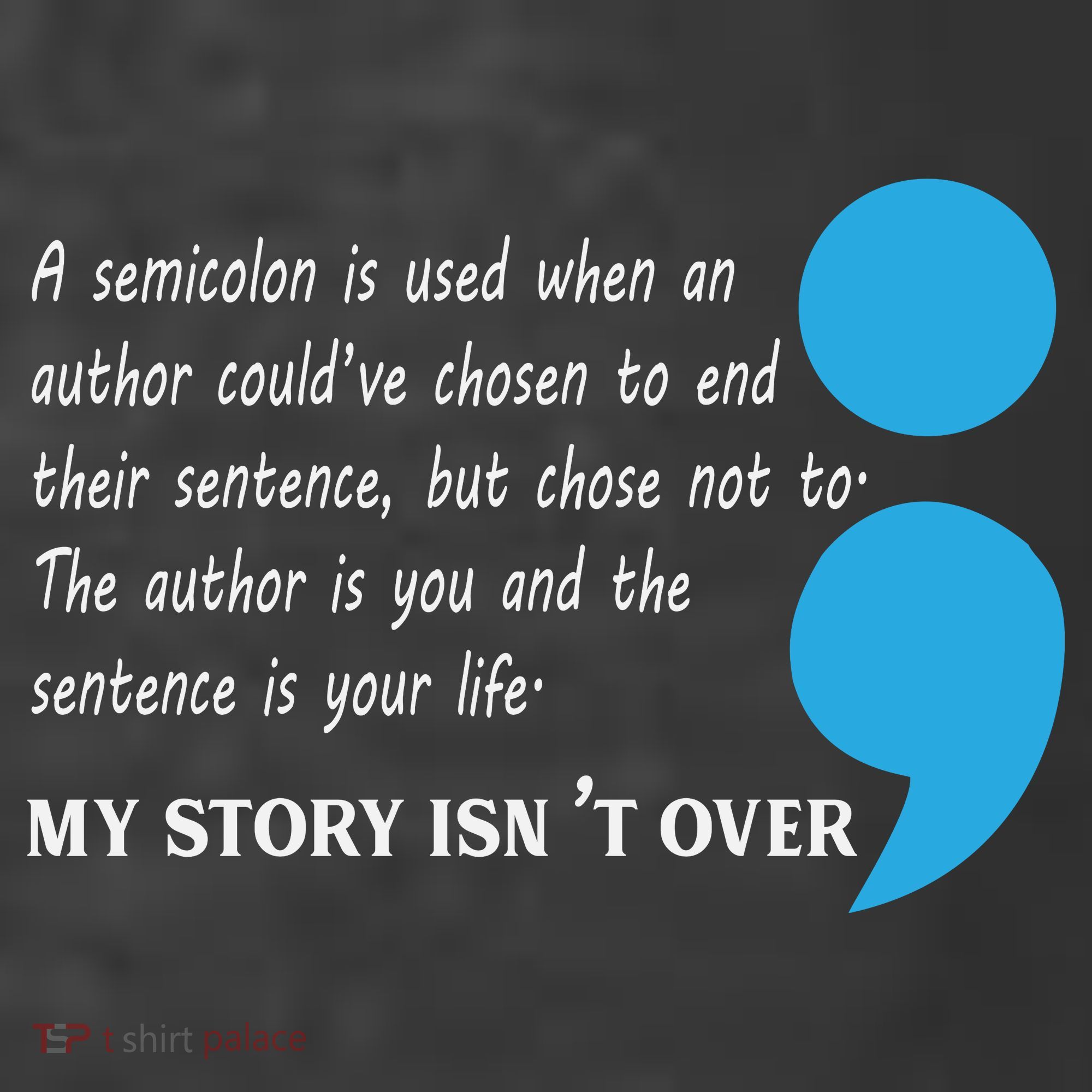 Semicolon Suicide Prevention Awareness Kids T-Shirt