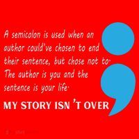 Semicolon Suicide Prevention Awareness Santa Hat thumb 1