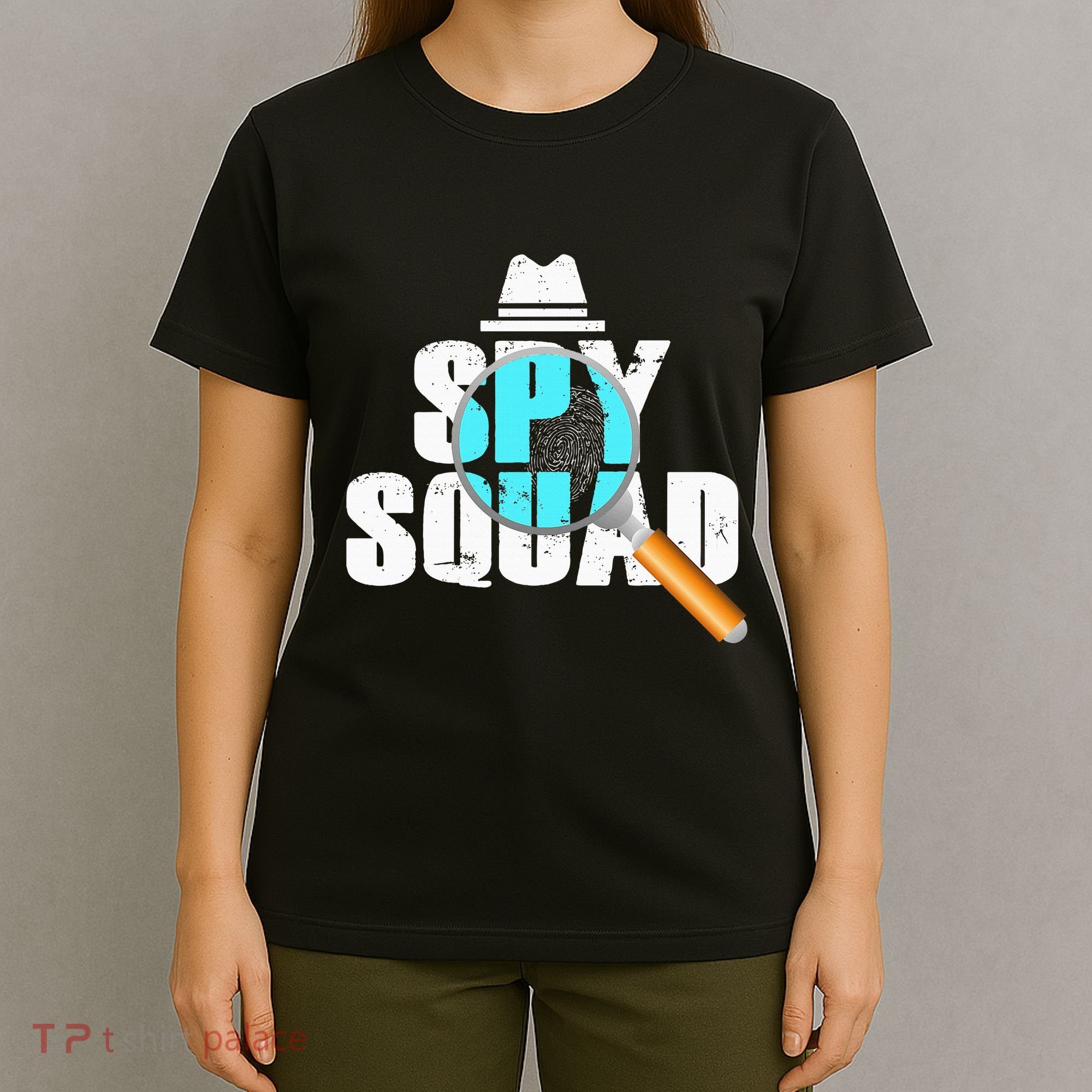 Spy Squad Police Crime Investigator Private Detective Team T-Shirt
