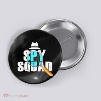 Spy Squad Police Crime Investigator Private Detective Team Button thumb 0