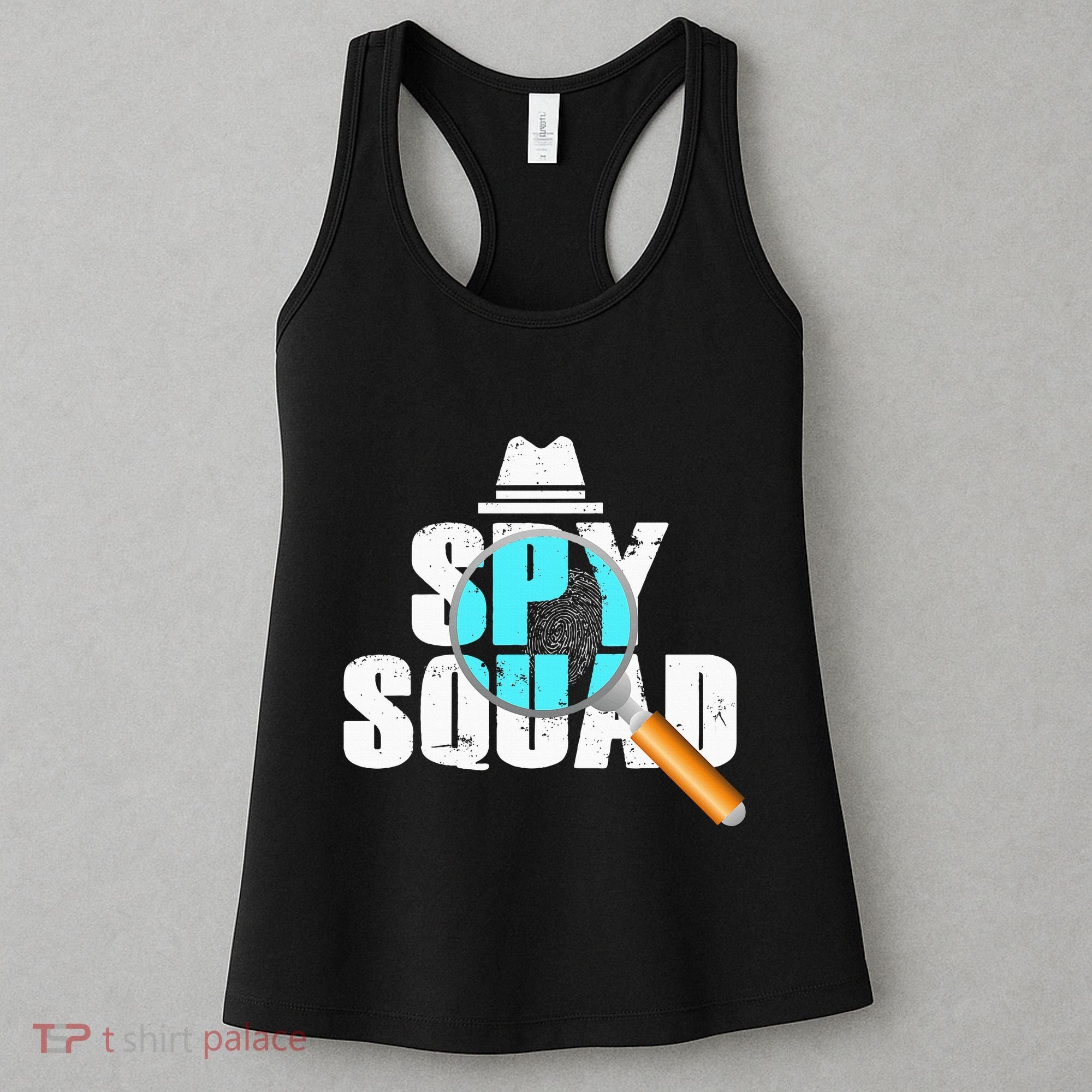 Spy Squad Police Crime Investigator Private Detective Team Women's Tank Top