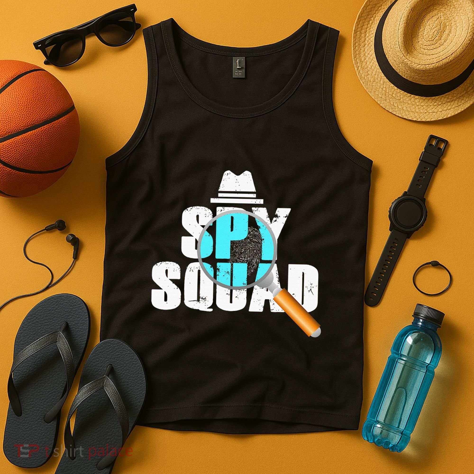 Spy Squad Police Crime Investigator Private Detective Team Tank Top