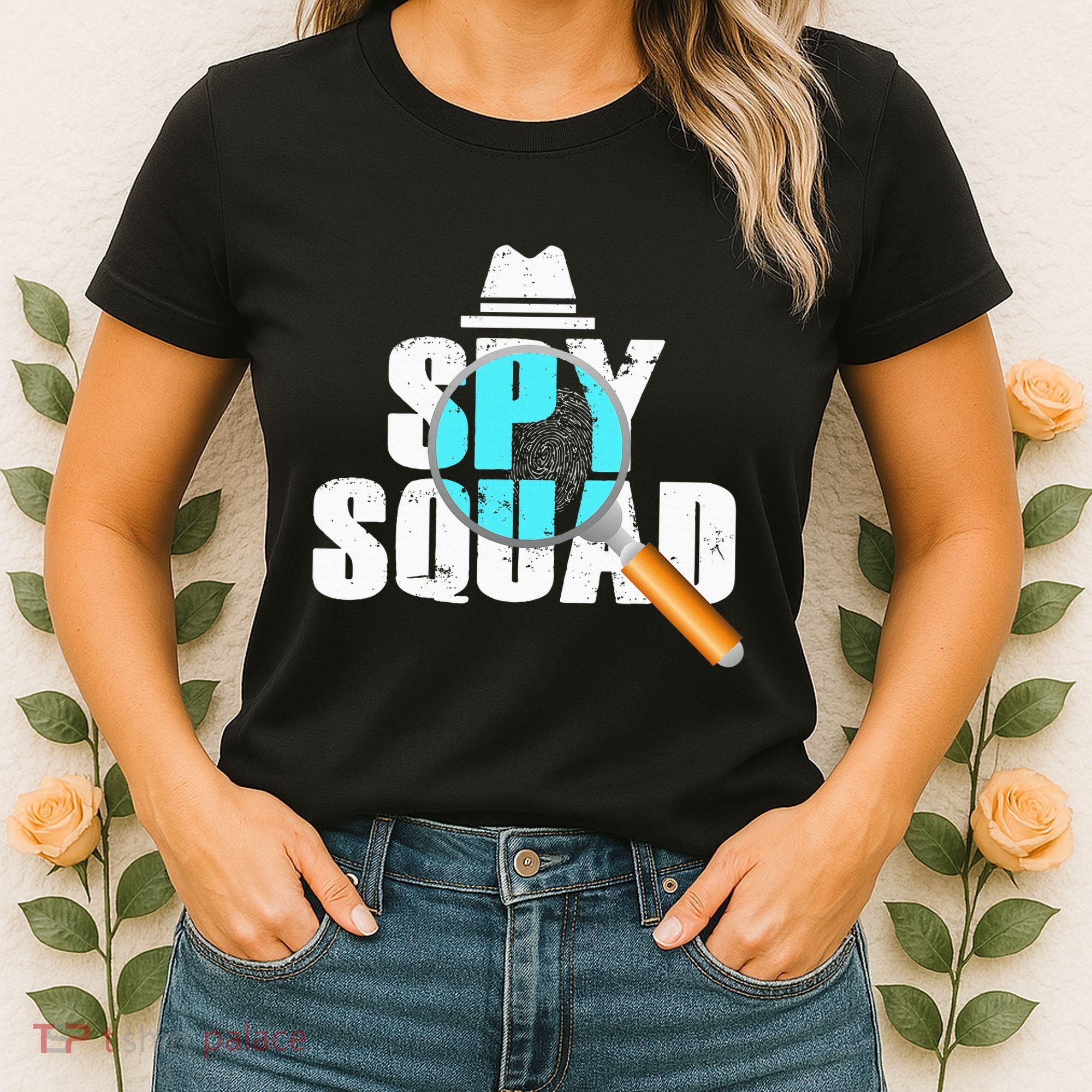 Spy Squad Police Crime Investigator Private Detective Team Women's T-Shirt