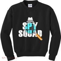 Spy Squad Police Crime Investigator Private Detective Team Kids Sweatshirt thumb 0