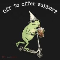Support Staff Paraprofessional Back To School Frog Iced Coffee Women's Hoodie thumb 2
