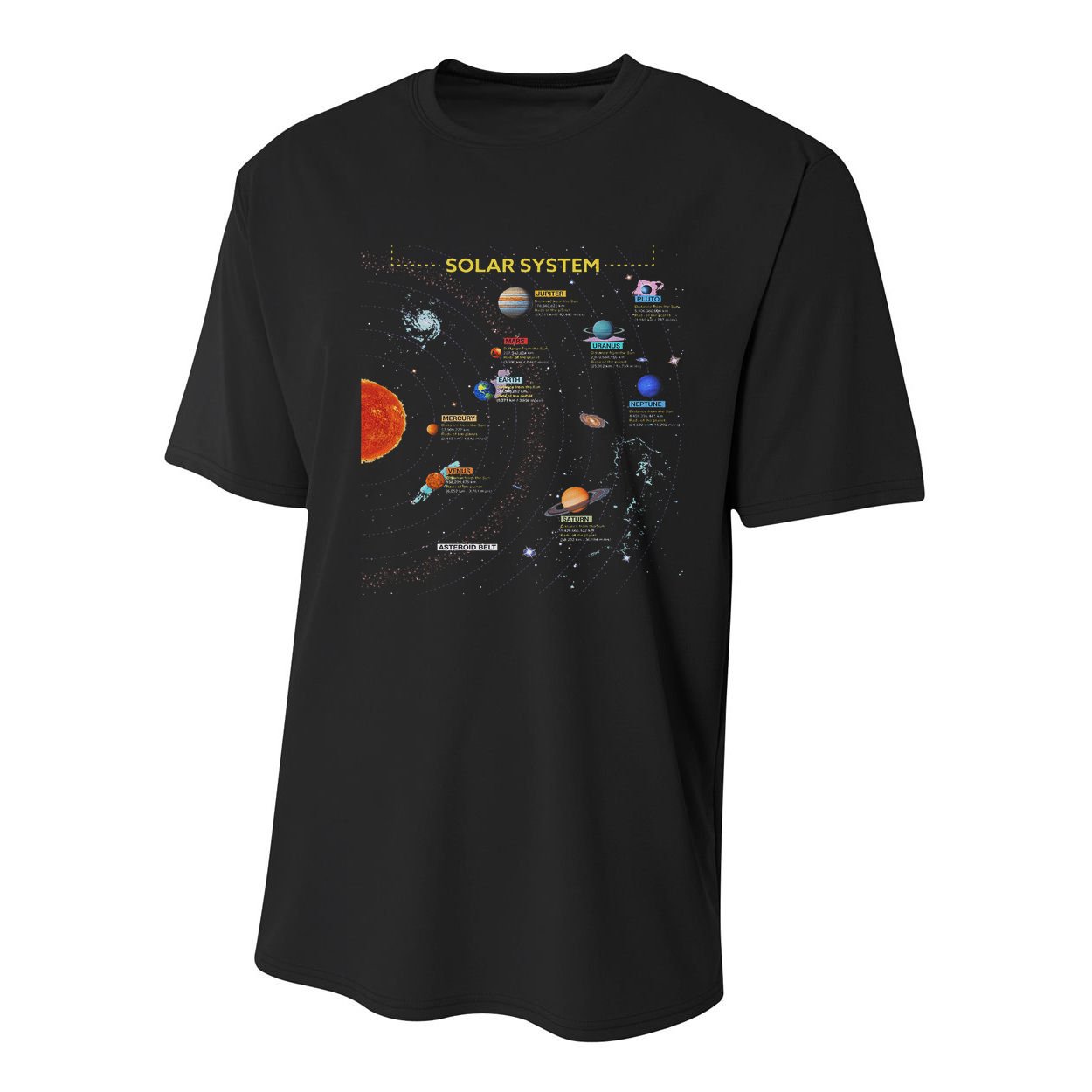 Solar System Perfect Space Enthusiasts Gift Youth Performance Sprint T-Shirt