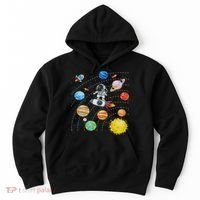 Solar System Planets Science Space Astronaut Universe Galaxy Hoodie thumb 0