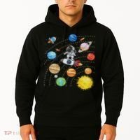 Solar System Planets Science Space Astronaut Universe Galaxy Hoodie thumb 2