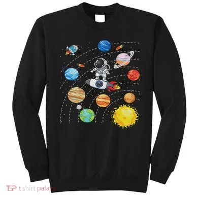 Solar System Planets Science Space Astronaut Universe Galaxy Sweatshirt