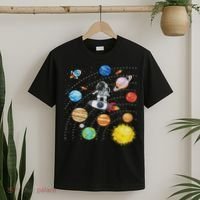 Solar System Planets Science Space Astronaut Universe Galaxy T-Shirt thumb 2
