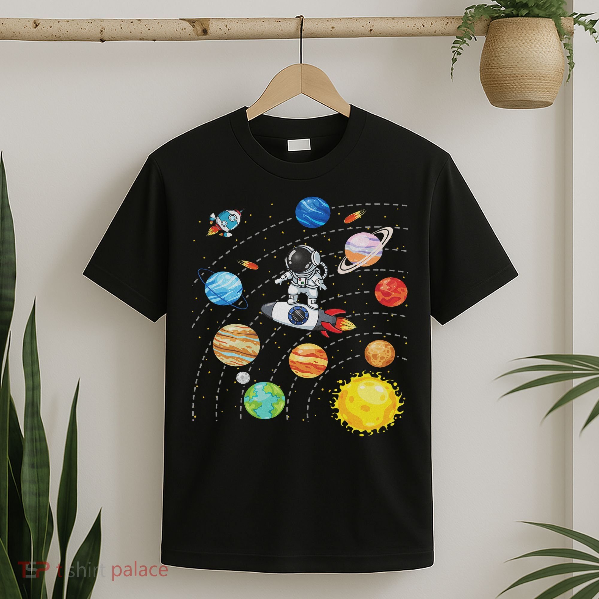 Solar System Planets Science Space Astronaut Universe Galaxy T-Shirt