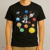 Solar System Planets Science Space Astronaut Universe Galaxy T-Shirt thumb 3