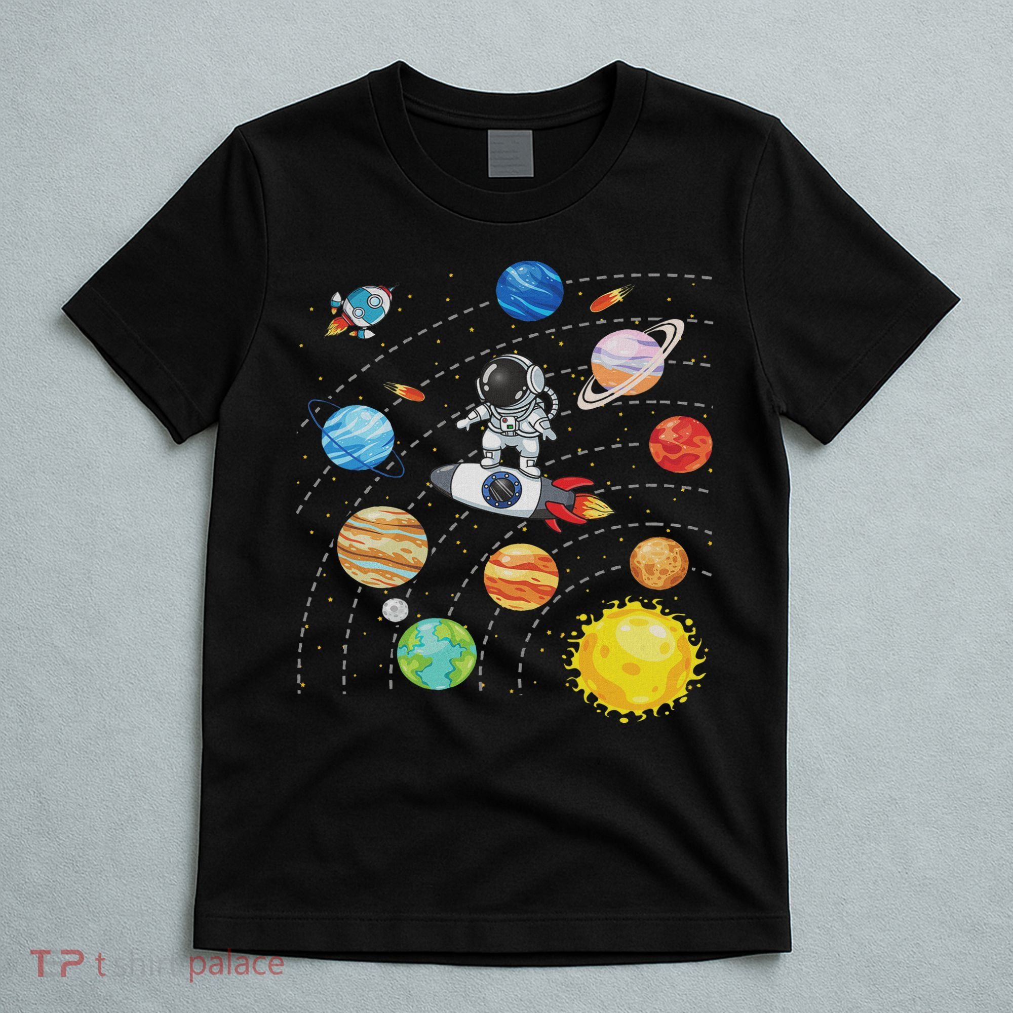 Solar System Planets Science Space Astronaut Universe Galaxy T-Shirt