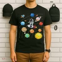 Solar System Planets Science Space Astronaut Universe Galaxy T-Shirt thumb 6