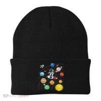 Solar System Planets Science Space Astronaut Universe Galaxy Beanie thumb 0