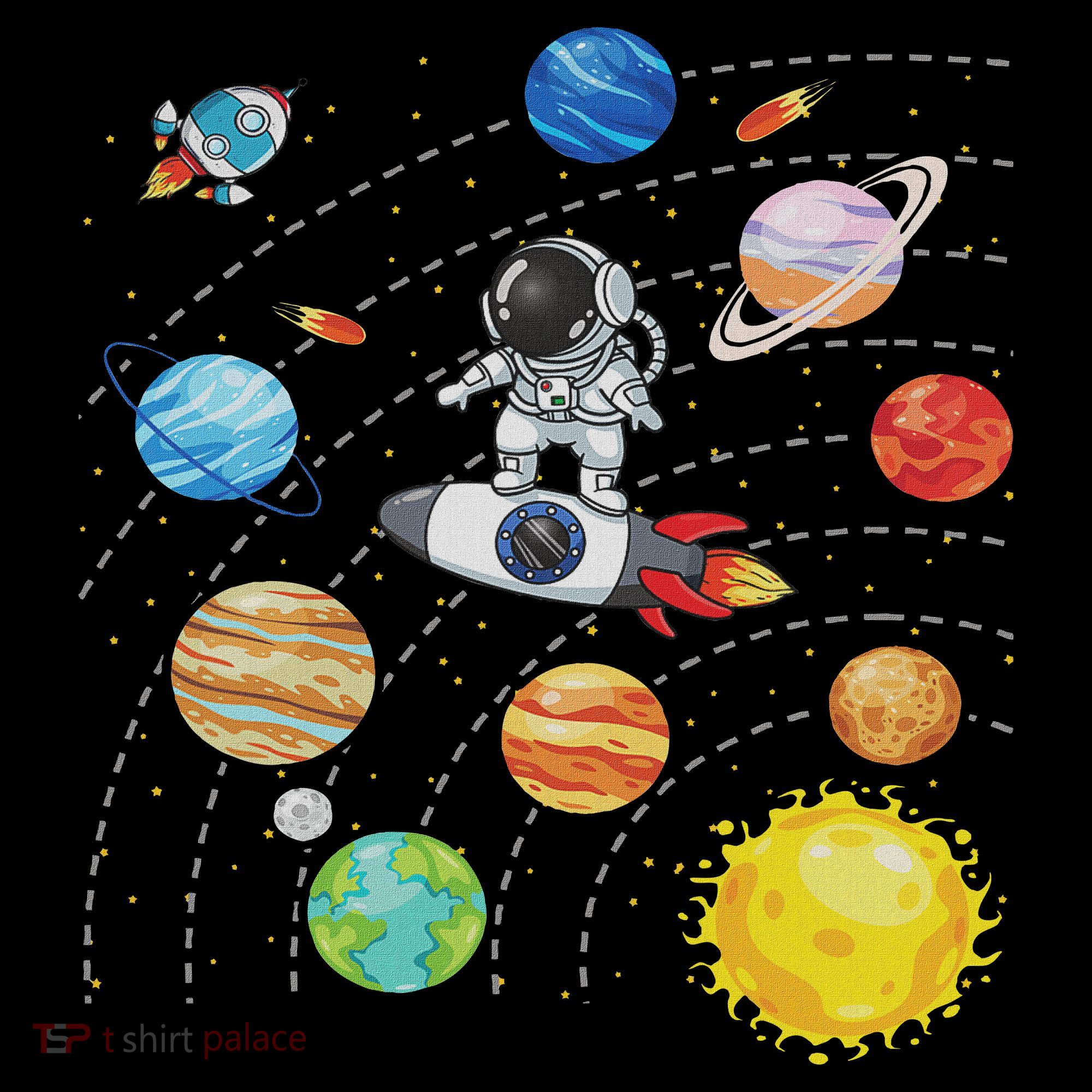 Solar System Planets Science Space Astronaut Universe Galaxy Mousepad