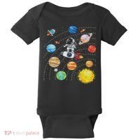 Solar System Planets Science Space Astronaut Universe Galaxy Baby Bodysuit thumb 0