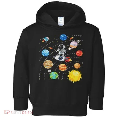 Solar System Planets Science Space Astronaut Universe Galaxy Toddler Hoodie
