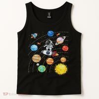 Solar System Planets Science Space Astronaut Universe Galaxy Tank Top thumb 2