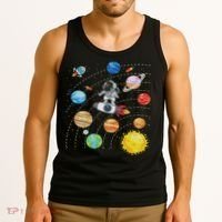Solar System Planets Science Space Astronaut Universe Galaxy Tank Top thumb 3