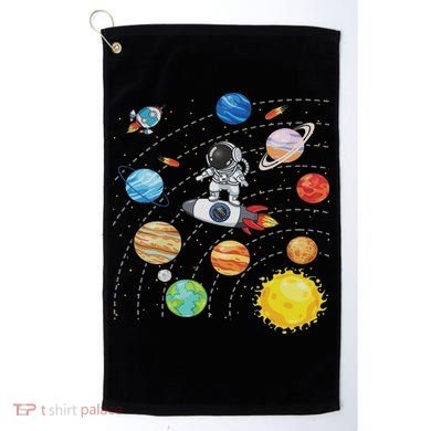 Solar System Planets Science Space Astronaut Universe Galaxy Golf Towel