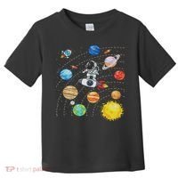 Solar System Planets Science Space Astronaut Universe Galaxy Toddler T-Shirt thumb 0