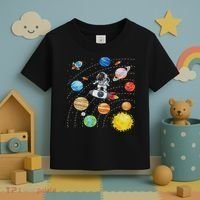 Solar System Planets Science Space Astronaut Universe Galaxy Toddler T-Shirt thumb 3
