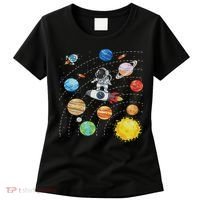 Solar System Planets Science Space Astronaut Universe Galaxy Women's T-Shirt thumb 0
