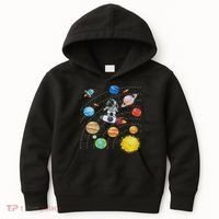 Solar System Planets Science Space Astronaut Universe Galaxy Kids Hoodie thumb 0