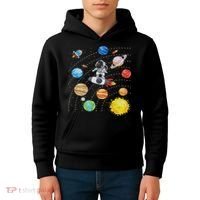Solar System Planets Science Space Astronaut Universe Galaxy Kids Hoodie thumb 4