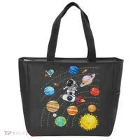 Solar System Planets Science Space Astronaut Universe Galaxy Tote Bag thumb 0
