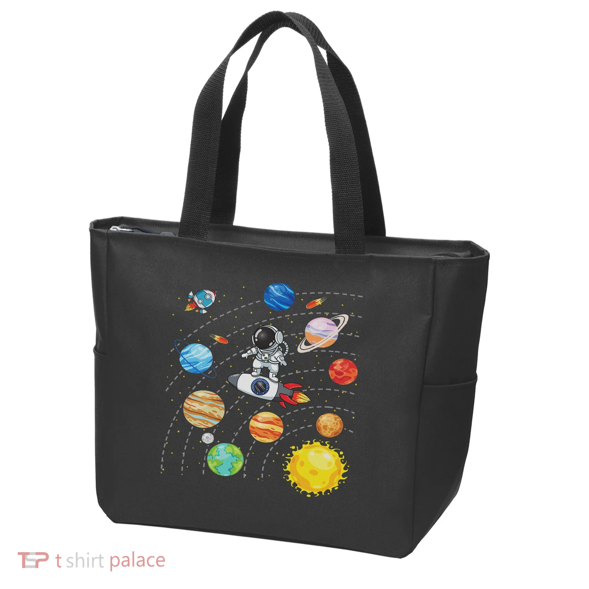 Solar System Planets Science Space Astronaut Universe Galaxy Tote Bag