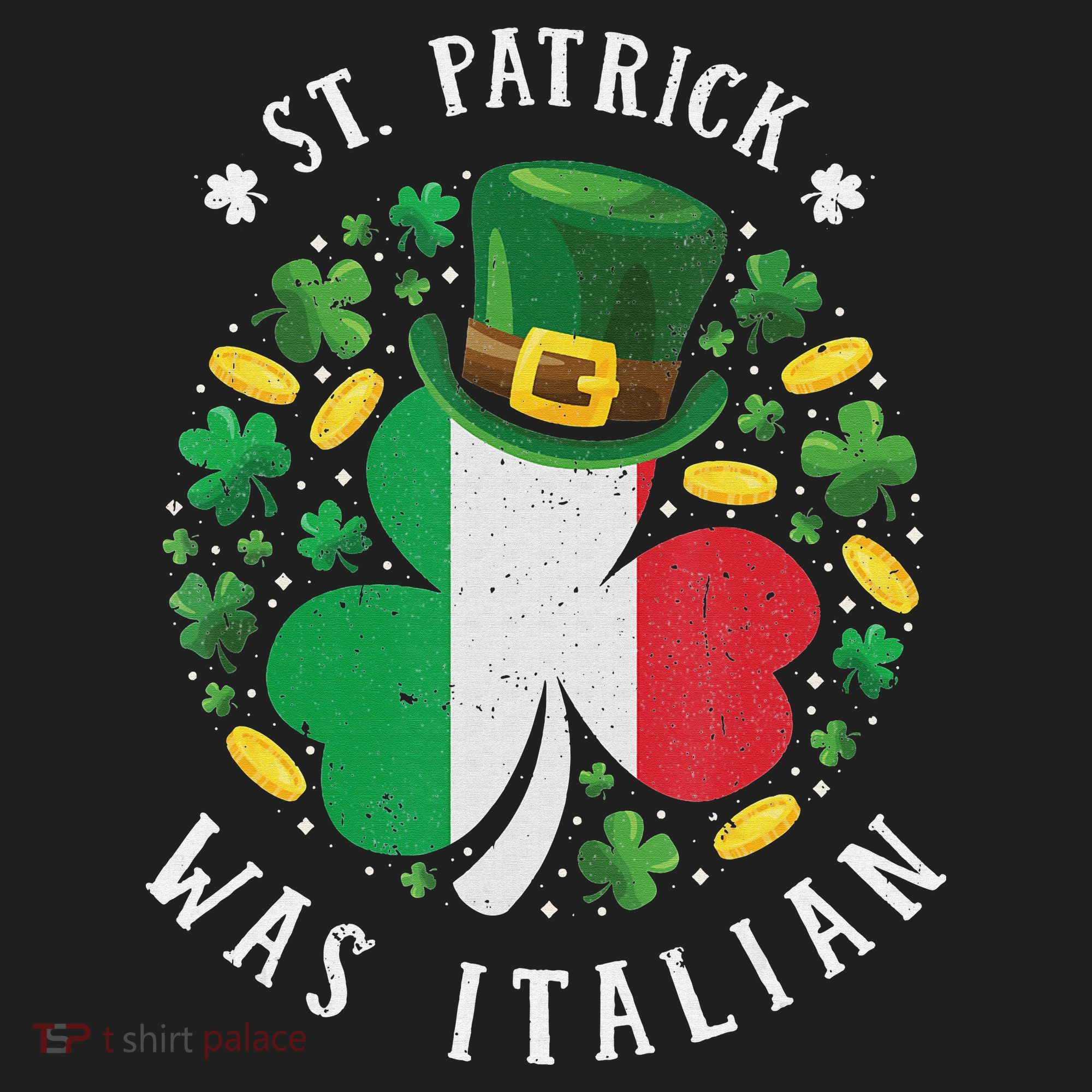 Shamrock St Patrick Was Italian St. Patrick's Day Women's Sweatshirt