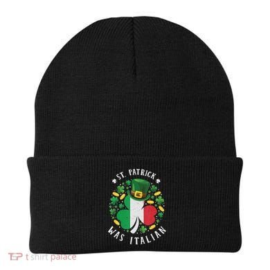 Shamrock St Patrick Was Italian St. Patrick's Day Beanie