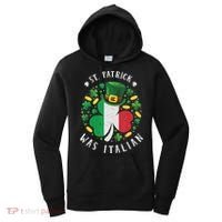 Shamrock St Patrick Was Italian St. Patrick's Day Women's Hoodie thumb 0