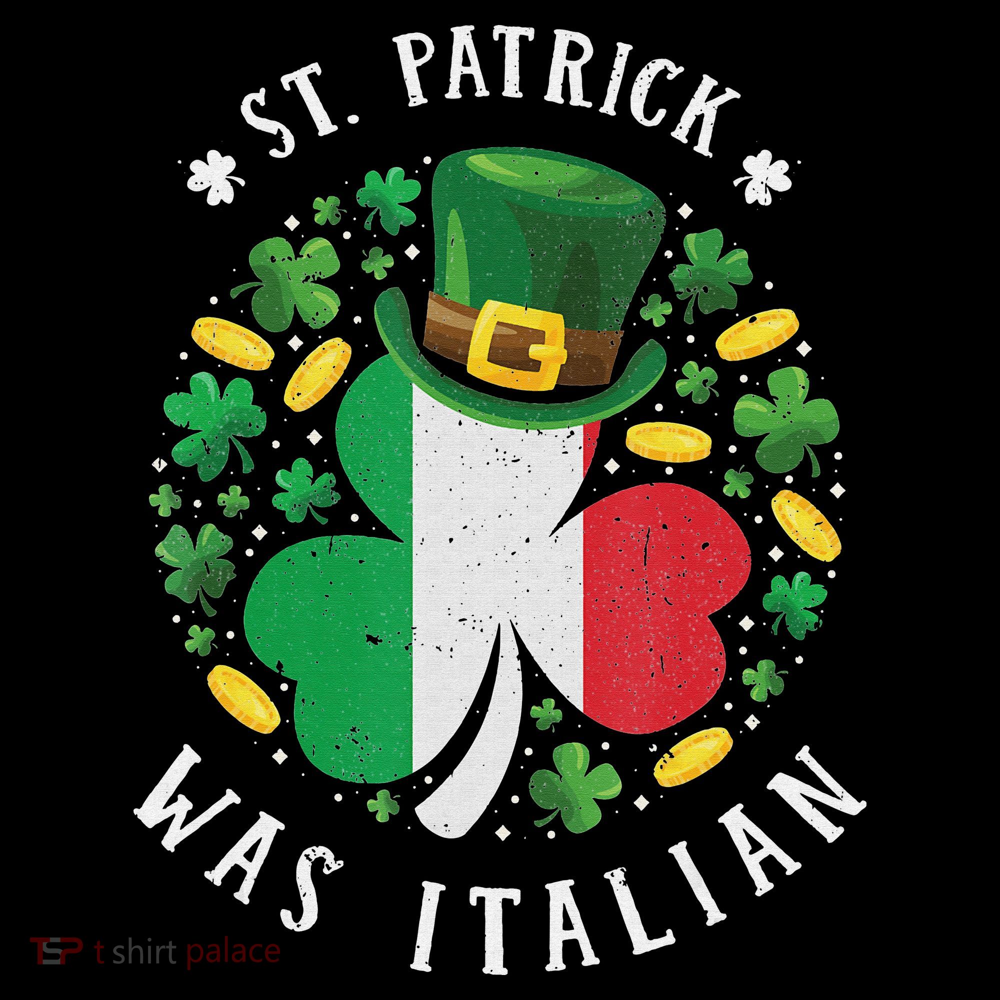 Shamrock St Patrick Was Italian St. Patrick's Day Women's Long Sleeve Shirt