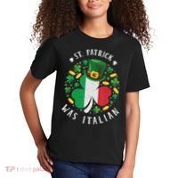 Shamrock St Patrick Was Italian St. Patrick's Day Kids T-Shirt thumb 2