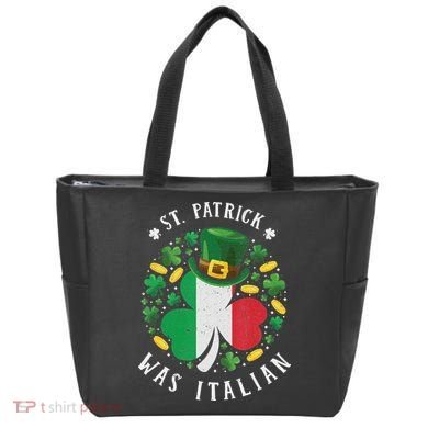 Shamrock St Patrick Was Italian St. Patrick's Day Tote Bag