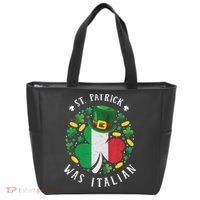 Shamrock St Patrick Was Italian St. Patrick's Day Tote Bag thumb 0