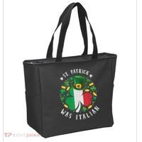 Shamrock St Patrick Was Italian St. Patrick's Day Tote Bag thumb 2