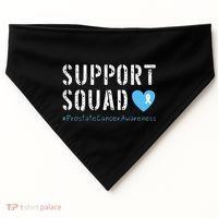 Support Squad Prostate Cancer Awareness USA-Made Doggie Bandana thumb 0