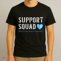 Support Squad Prostate Cancer Awareness T-Shirt thumb 3