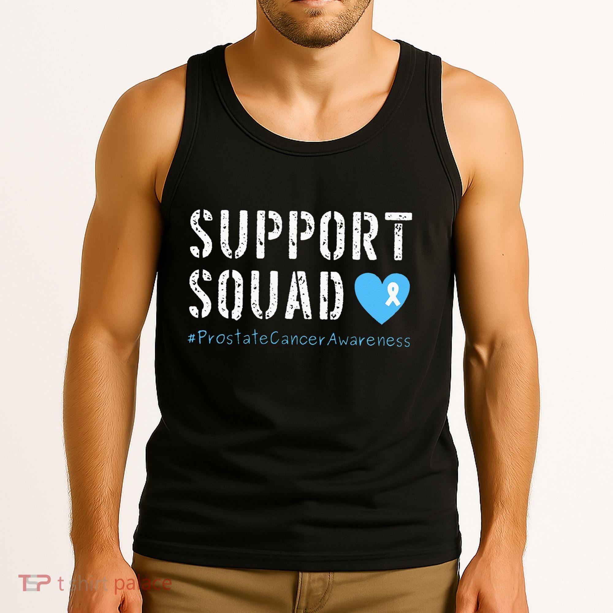 Support Squad Prostate Cancer Awareness Tank Top