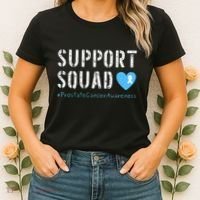 Support Squad Prostate Cancer Awareness Women's T-Shirt thumb 2
