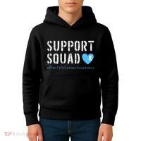 Support Squad Prostate Cancer Awareness Kids Hoodie thumb 4