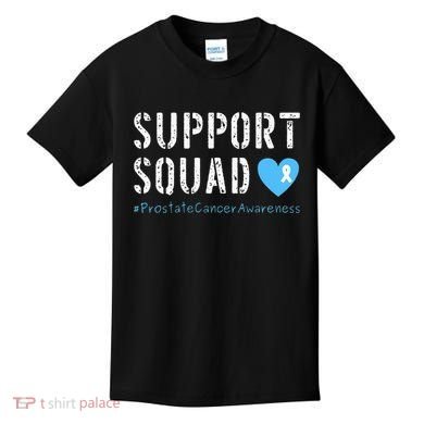 Support Squad Prostate Cancer Awareness Kids T-Shirt
