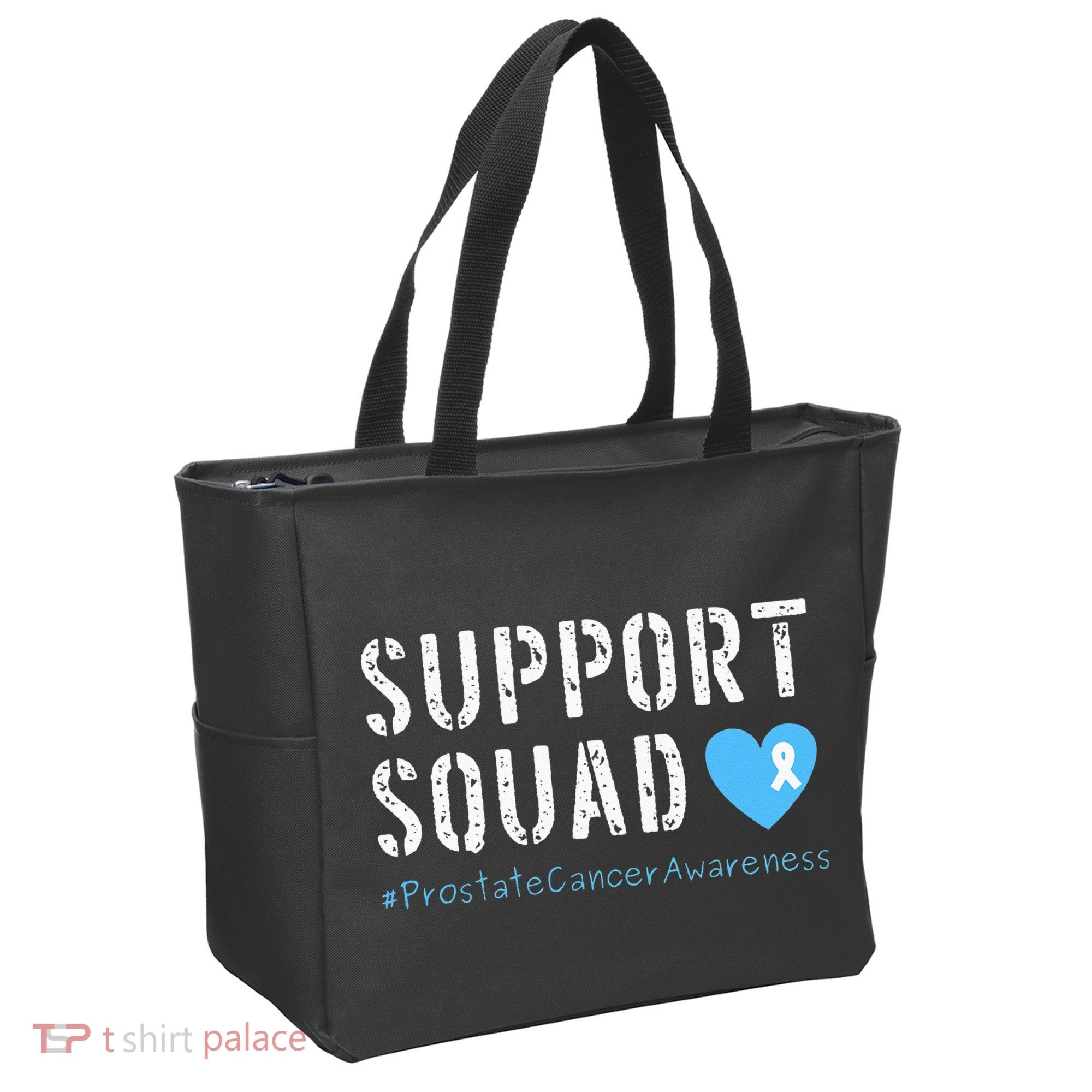 Support Squad Prostate Cancer Awareness Tote Bag
